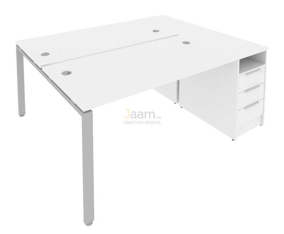 Мебель для персонала Рабочая станция с опорной тумбой Б.РС-СТП-2.3