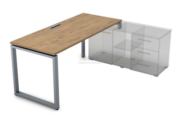 Мебель для персонала Стол для крепления на тумбу правый СТП-О.984