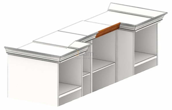 Кабинет руководителя Карниз ПК-ВР-КР48х8Л