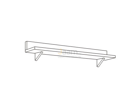 Мебель для гостиниц Полка с воротником R5305V