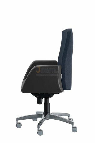 Кресло Сигма/Д комбиниров. кожа стандарт/база алюминий