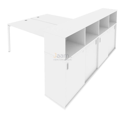 Мебель для персонала Рабочая станция с опорным шкафом-купе Б.РС-СШК-4.5