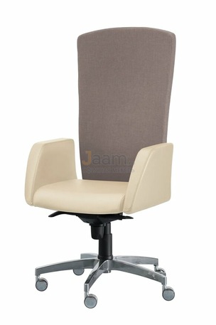 Кресло Сигма/П комбиниров. кожа стандарт/база алюминий