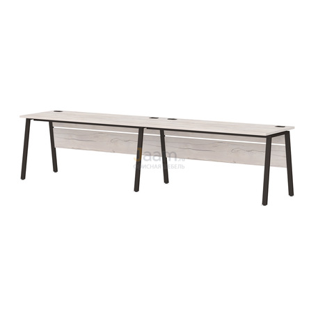 Мебель для персонала Линейный кластер на металлокаркасе T-148