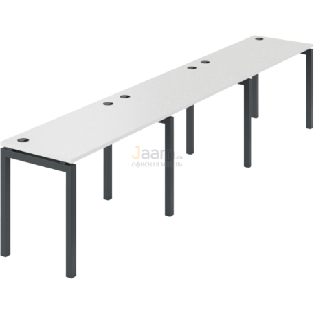 Мебель для персонала Бенч линейный на 3 рабочих места АМБЛ-002.60-3