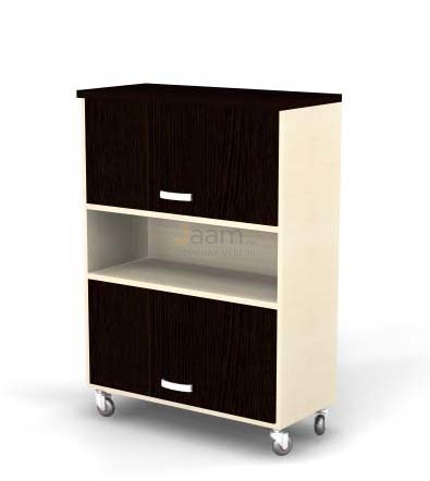 Мебель для персонала Шкаф открытый, 2 глухие лифт-двери BR82.0366