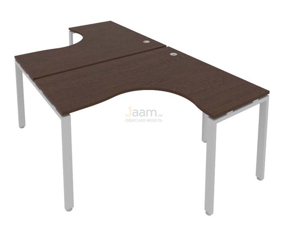 Мебель для персонала Рабочая станция криволинейная Б.РАС-СА-2.3