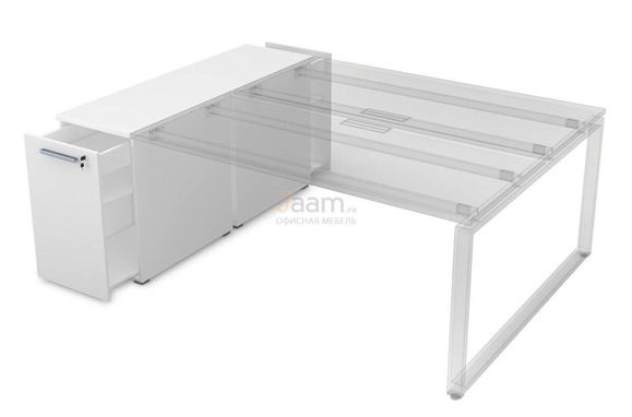 Мебель для персонала Офисная тумба с выкатной секцией 9ТП.012.2