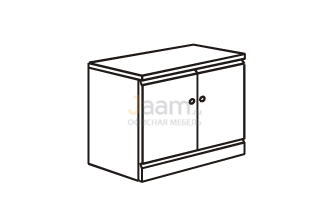 Мебель для гостиниц Офисная тумба с воротником и дверками R5203V