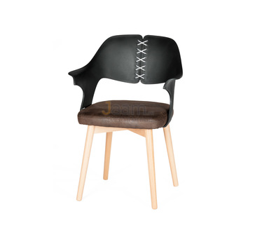 Офисный стул COOL CX0809M чёрно-коричневый