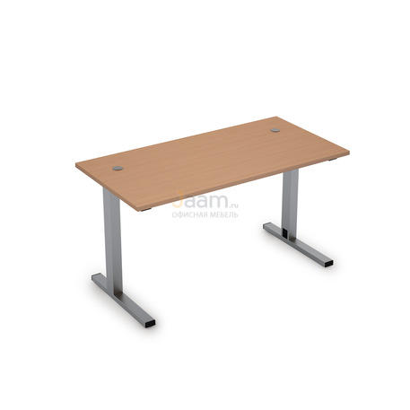 Мебель для персонала Стол рабочий прямолинейный с кабель-каналом (L-образная опора) 2МLК.074