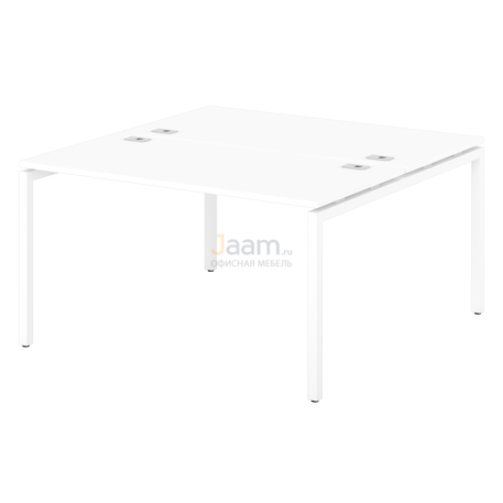 Мебель для персонала Стол-тандем на металлокаркасе S-48