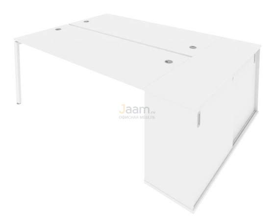 Мебель для персонала Рабочая станция с опорным шкафом-купе Б.РС-СШК-1.5